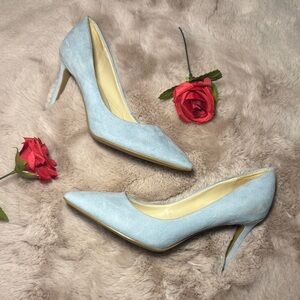 Nine West Light Blue Heels